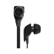 T-Mobile Stereo Headset, Tangle Free Cord - Flat Cable Headphones - Black