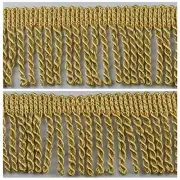 Curtain Fringes Bullion Fringe Trim 2.5Inch Wide 5 Yards golden yellow