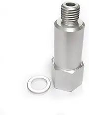 Sensor Coolant Water Temperature Sensor Extended Length Adapter Male M12x1.5 to Female 3/8 NPT Compatible for LS Series Engine