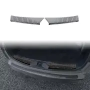 Black Titanium Rear Bumper Built-in Sill Plate Trim For Subaru Forester 2025+