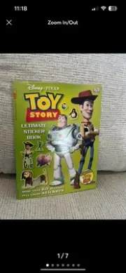 Toy Story Ultimate Reuse-able Sticker Book NEW
