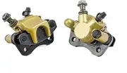 Left/Right ATV Brake Pump Fit For 4 Wheel ATV Motorcycle Accessories M10 50mm Front Brake Calipers Under The Pump Disc Brake(Left)