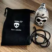 Creepy Aztec Death Whistle Skull Spooky Human Death Scream Loud Whistle typical