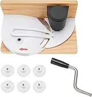 Yosoo Manual Bread Cutter, Powerful Gear System, Suction Cup Base, Ergonomic Handle, Even Slicing, Stainless Steel, for Home Baking and Commercial Use