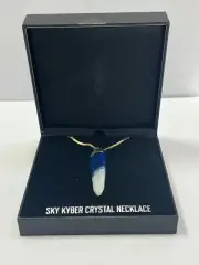 Sky Kyber Crystal Necklace (Star Wars: Andor) Pendant Prop Replica GameStop New