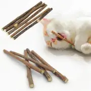 5pcs Natural Matatabi Silvervine Dental Cat Nip Stick TeethClean Toy Chew L9V6