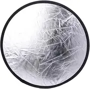 SWOOMEY Photography Light Diffuser Reflector Silver for Outdoor Portraits Soft Lighting Versatile for Levels