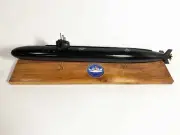 USS Augusta SSN-710 Submarine Model,Navy,Scale Model,Mahogany,20 inch,LA Class