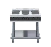 Waldorf Bold RNLB8600SE-LS - 900mm Electric Cooktop Sealed Hobs Low Back Version - Leg Stand