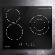 Electric Ceramic Cooktop 60cm Kitchen Cooker 4 Burner Hob Touch Control 5200W