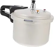 GRIRIW Household Pressure Cooker Food Grade Heavy Duty Kitchen Pot for Gas Induction Stove Efficient Cooking Ergonomic Handle Space Saving Design Home Chefs