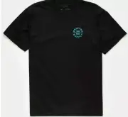 NWT Brixton Oath V Short Sleeve Tee Navy Blue Men's Graphic T-Shirt Small S SM