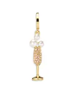 kate spade new york One in a Million Champagne Glass Charm