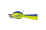 Nerf Dog 12" Trackshot Football w Tails Flyer Plush Tug Pet Toy Water-Resistant