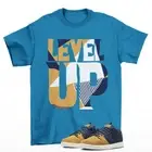Level Up Shirt to Match SB Dunk Low PRM Desert Ochre Navy DX6775-400