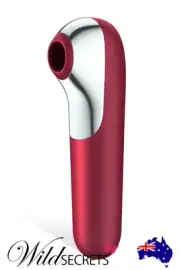 NEW Satisfyer Dual Love App Compatible 6.3 inch Vibrating Air Pulse Clitoral