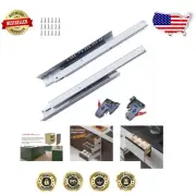 Full Extension 20-Inch Undermount Drawer Slides with 3D Adjustment - 6 Pairs