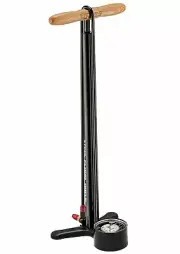 Lezyne Steel Floor Drive Floor Pump 3.5" Gauge 220PSI Black Schrader Presta