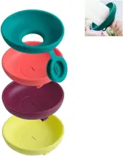 Drip Free Popsicle Holder, 4Pcs Ice Lolly Holder, No Drip Popsicle Holders, M...