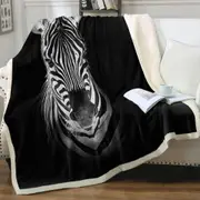 Spotlight Zebra Throw Blanket