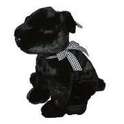 Ty Large Plush Beanie Buddy - Luke ( black lab dog ) MWMT