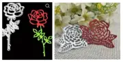 Lot 2 Metal Cutting Dies Roses Flowers Rose Crafting Scrapbooking Junk Journal