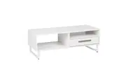 Maestro Furniture Ashley Collection Open Shelf Coffee Table W/ 1-Drawer - White