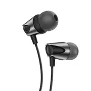 Sport Earphone In Ear Earphones Bass Wired Headset 3.5mm Jack For iPhone 6 5 Xiaomi Samsung Huawei Phone - Black
