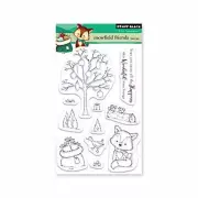 Penny Black Cling Stamp Snowfield Friends
