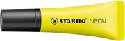 STABILO 48832 NEON Highlighter, Yellow, Box 10