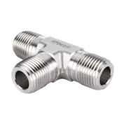 FITOK 316 SS Instrumentation Pipe Fitting Tee 1/8 Male NPT, SS-PMT-NS2