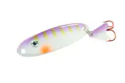 Northland Tackle Macho Minnow Spoon 2 - UV Purple Tiger - Ice Lure 1/12 oz