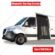 Magnetic Fly Screen for Mid High Roof Camper Van Bug Mesh Mosquito Net