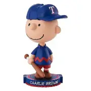 Charlie Brown Texas Rangers 2023 Peanuts Bighead Bobblehead MLB Baseball