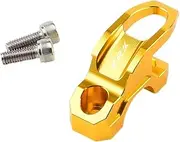 HJQHYLDZ Compatible With Benelli TRK 502 TRK502X 800 7/8 22MM Motorcycle CNC Aluminum Brake Master Cylinder Holder Clamp Bracket Hook Helmet Hanger(Gold)