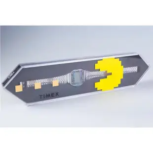 【TIMEX】天美時 Pac-Man 小精靈電子錶(銀 TXTW2U31900)