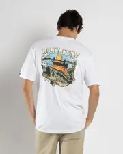 [Salty Crew] Salty Crew Men's Striker Standard T-Shirt in White Size 2XL 2XL White