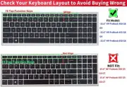 for HP ProBook 450 G8 G9 15.6 HP ProBook 455 G8 G9 15.6 HP ProBo Keyboard Cover