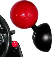 Car to Start Button Rocker, Universals Car Engine Start Stop Switchs, Full Metal Momentary Start Switchs Joystick, Spherical 1-Touch Start Button Pressure Rod for Truck RV Car Decoration