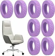 [Generic] Luggage, Suitcase Wheel Trims | Noise Cancelling Wheel Covers for Luggage | 8 x Hand Luggage Wheel Covers, Suitcase Wheel Protectors Chair Wheel Covers