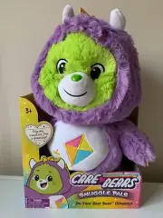 Care Bears Snuggle Pals DO YOUR BEST DINOSAUR Plush Toy Unlock The Magic NEW