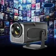 Mini Projector, Mini Projector with Projector Screen, Full HD 1080P Portable Video Projector, Home Movie Projector Compatible with HDMI/USB/Smartphone, Indoor & Outdoor Use