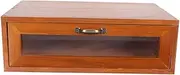 Household Table Organizer Monitor Stand for Desktop Storage Multi Function Storage Box with Drawer Elegant Computer Stand for Office Use for Tidy Workspaces