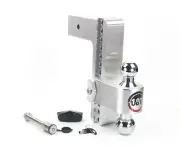 Weigh Safe 3" 180 Degree Class V 10" Drop Hitch Receiver, 21K; CTB10-3-KA