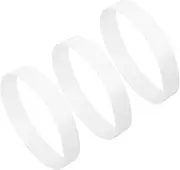 Toyvian 3Pcs Durable Plastic Golf Hole Cup Rings for Practice Lightweight Putting Training Aid for Home Office and Recreational Activities Enhance Visibility and Stability Random Color
