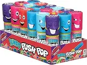 Push Pop Jumbo Candy Assortment Bulk 18 Pack – Blue Raspberry, Watermelon, Strawberry, Cotton Candy and Mystery Flavors, 1.06 Ounce (Pack of 1) (626-9LE)
