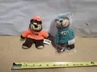 2 Vintage A&W BEARS Lot 6" Plush Bean Bag A&W Restaurants 1 is sealed Alpha Kids
