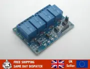 4 Channel Relay Board Module with optocoupler for Arduino, UK Seller