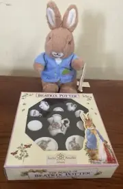 Beatrix Potter Peter Rabbit Mini Tea Set Reutter + Beanie Frederick Warne