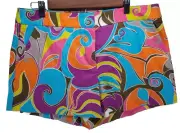 TRINA TURK Corbin 2 Shorts Island Swirl Multicolor Women's Size 10